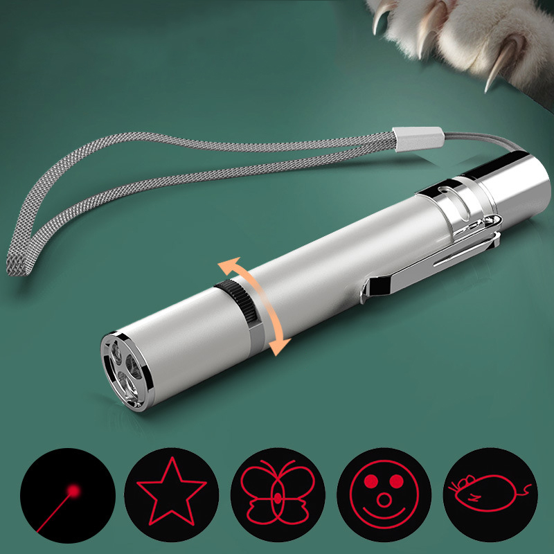 Laser Pointer Cat Toy, Red Dot Led Light Pointer Interactive