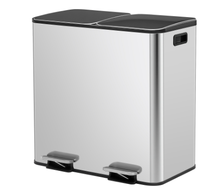 Trash Can With Lid Large 80 Liter Stainless Steel Trash Can