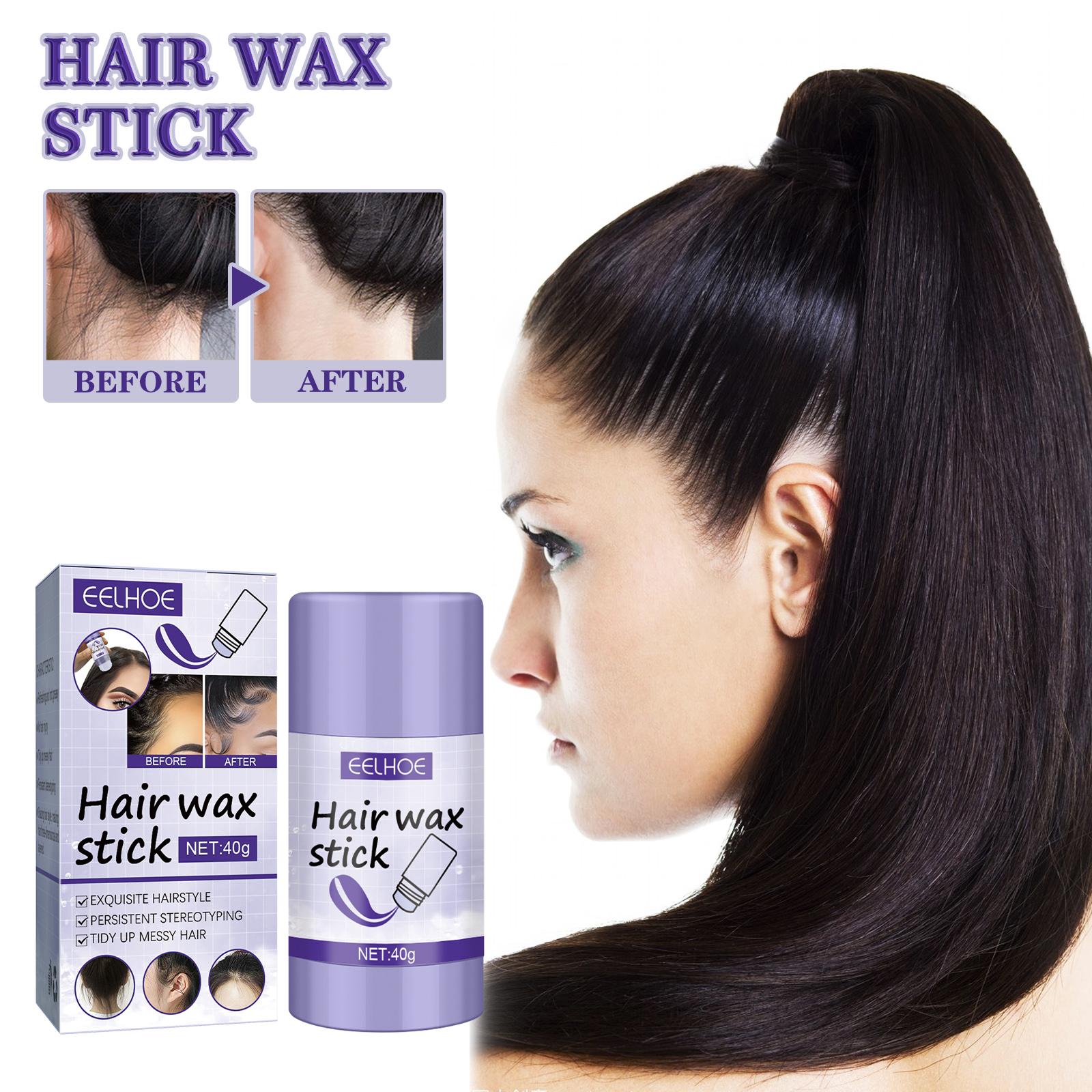 Eelhoe Hair Wax Stick Broken Hair Polishing Hair Wax Stick
