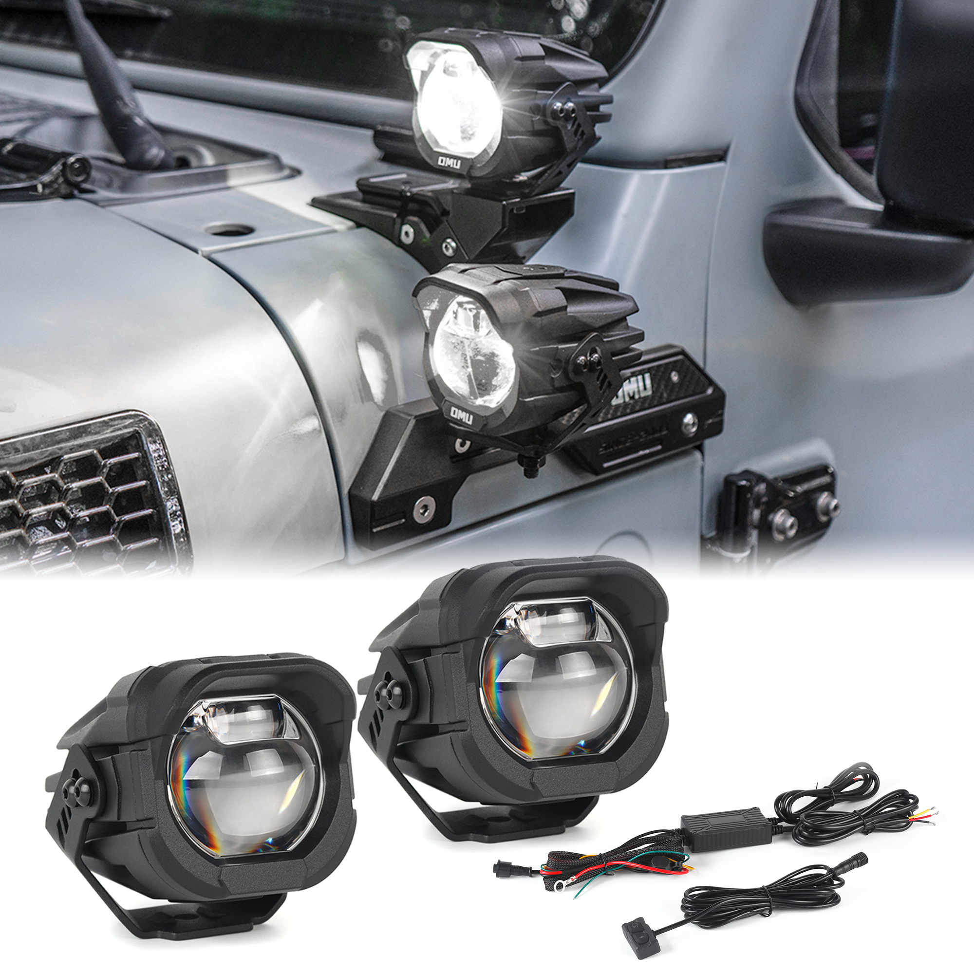 A Pillar Spotlight Compatible With Trucks Ford Etc Atv