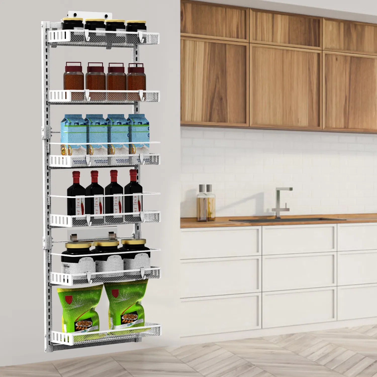 6-Tier Over-Door Pantry Organizer