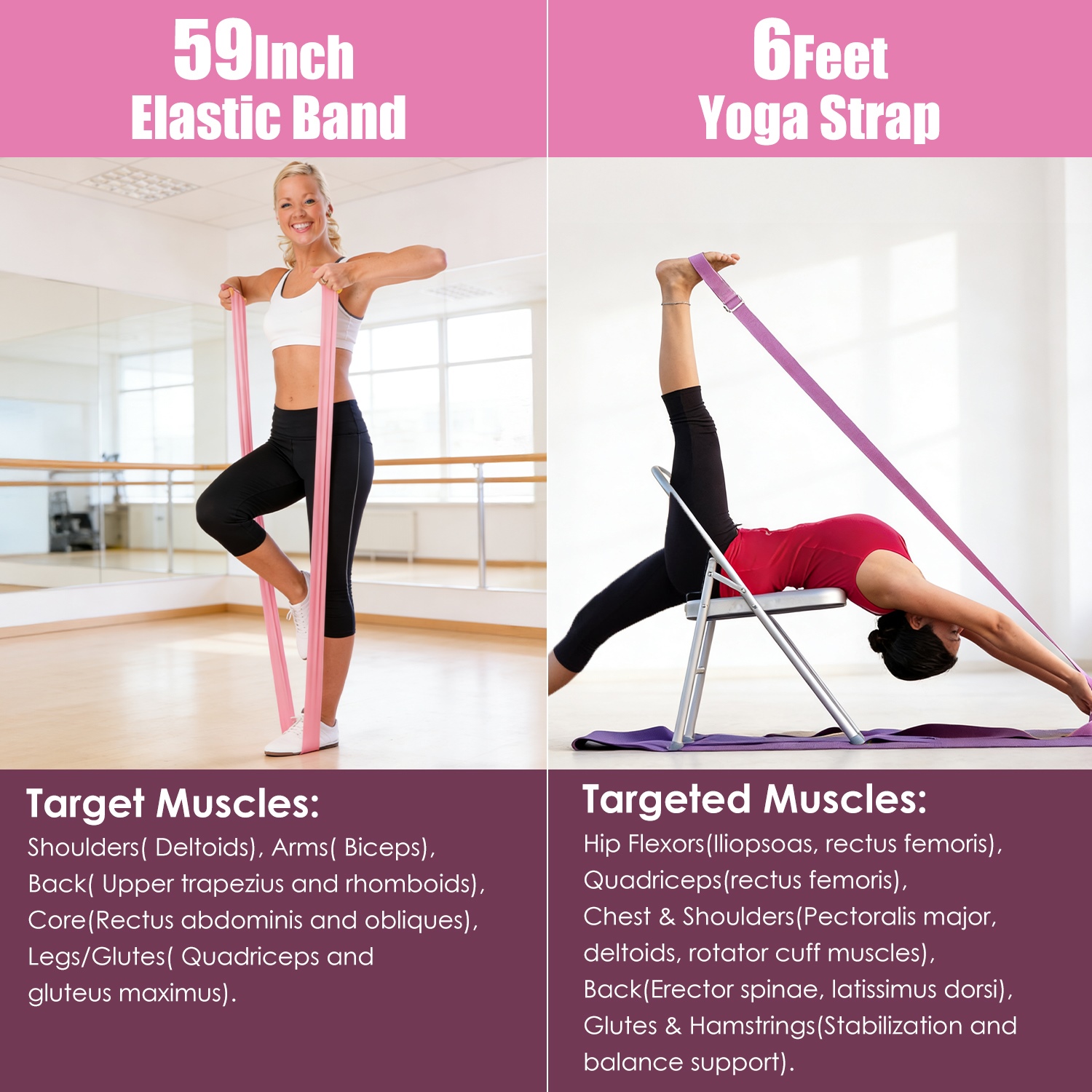 14pcs Per Set Pilates Ring Kit For Women Exercising With Yoga