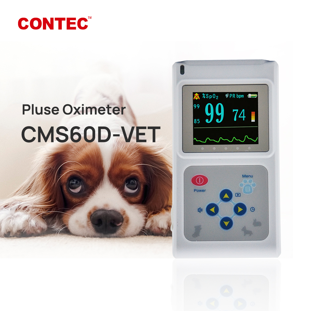 Veterinary Color Display Cms60d Vet Pulse Oximeter Spo2 Probe