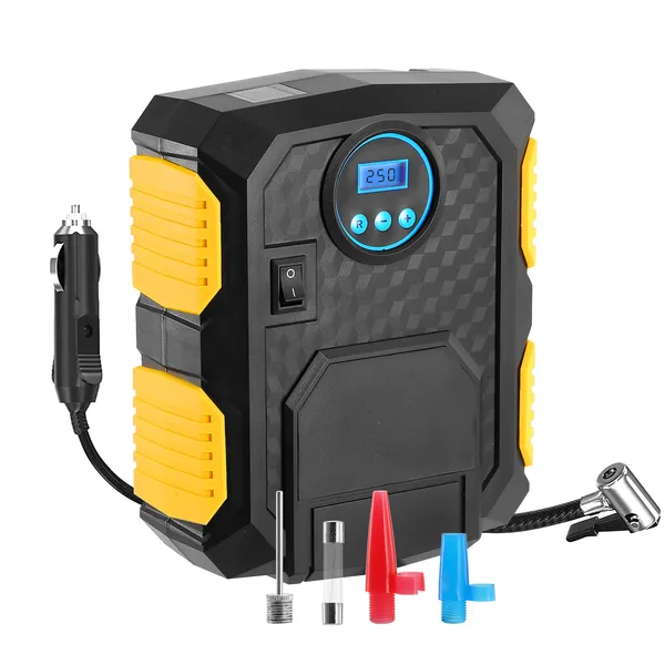 Tire Inflator 12v Dc 120w 150psi Tire W Lcd Electric Air