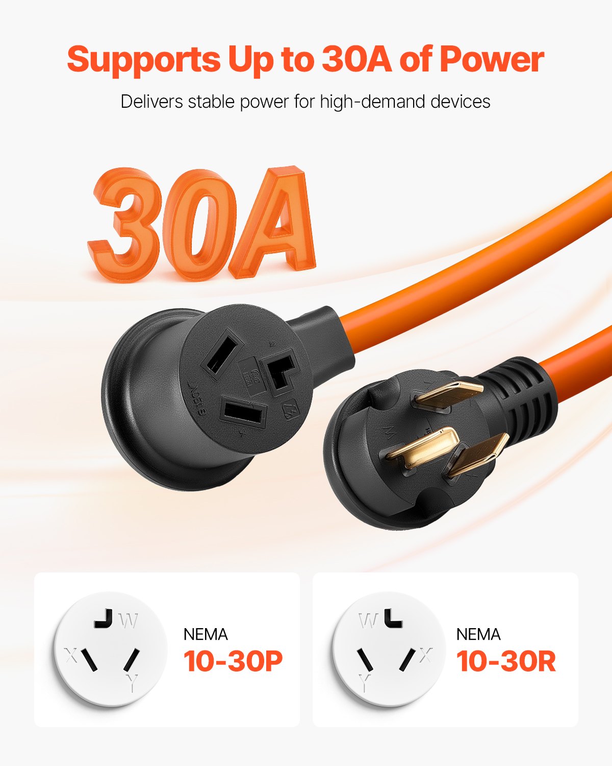 50 Ft Dryer Extension Cord 3 Prong Nema 10 30p To 10 30r Dryer