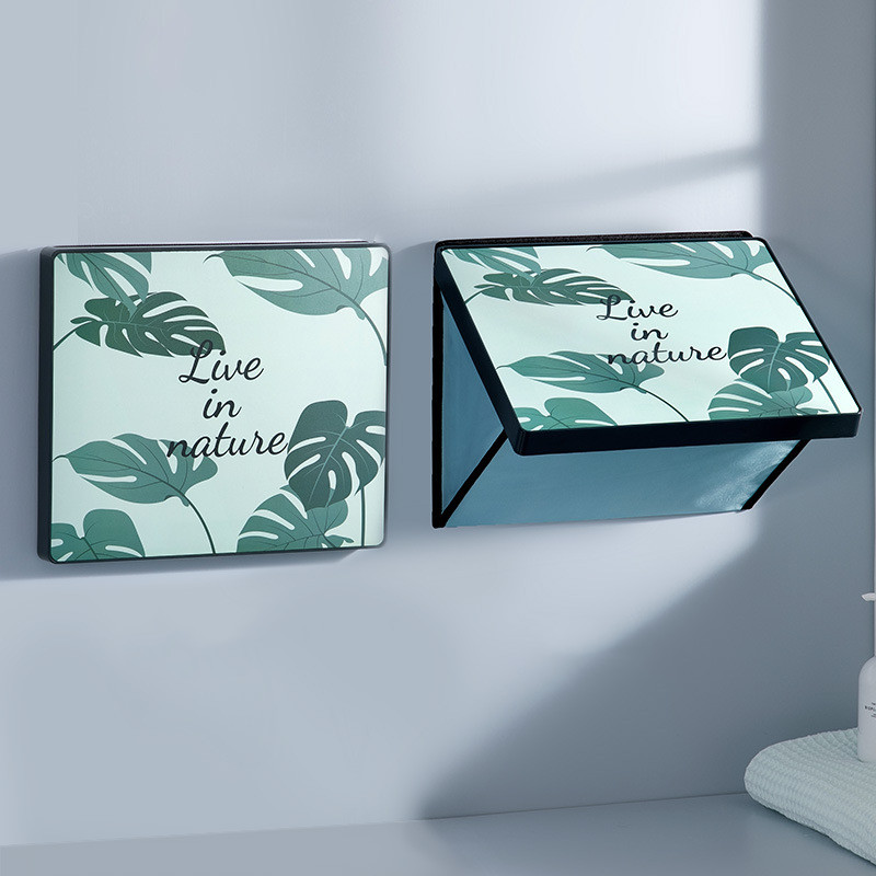 Creative Bathroom Folding Storage Rack Wall Mounted Storage Box