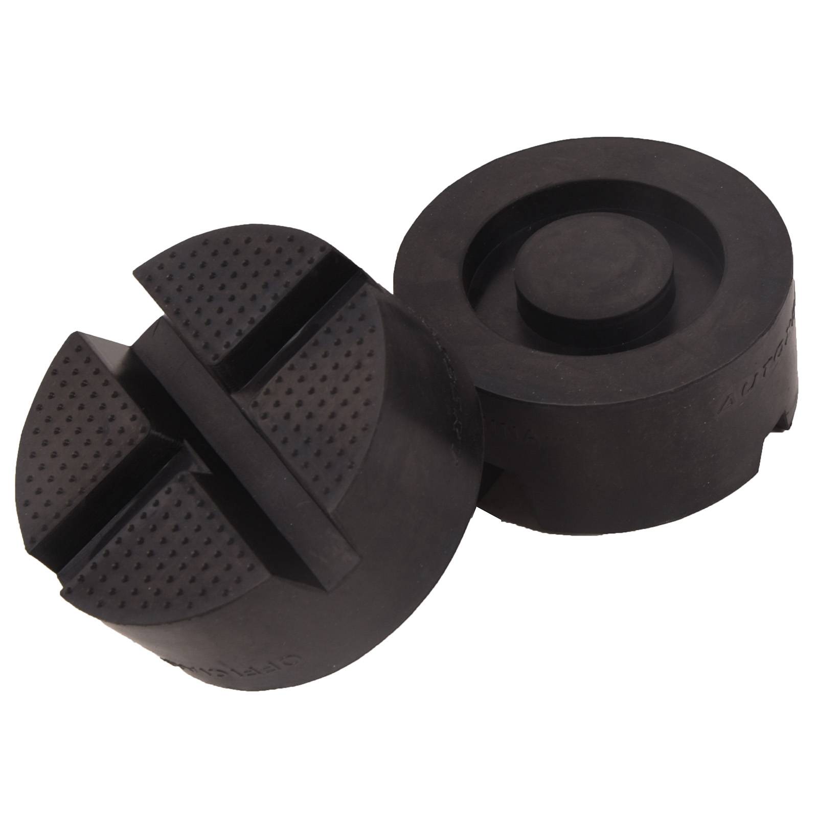 2pcs Universal Car Rubber Cross Slotted Jack Pad Adapter Guard