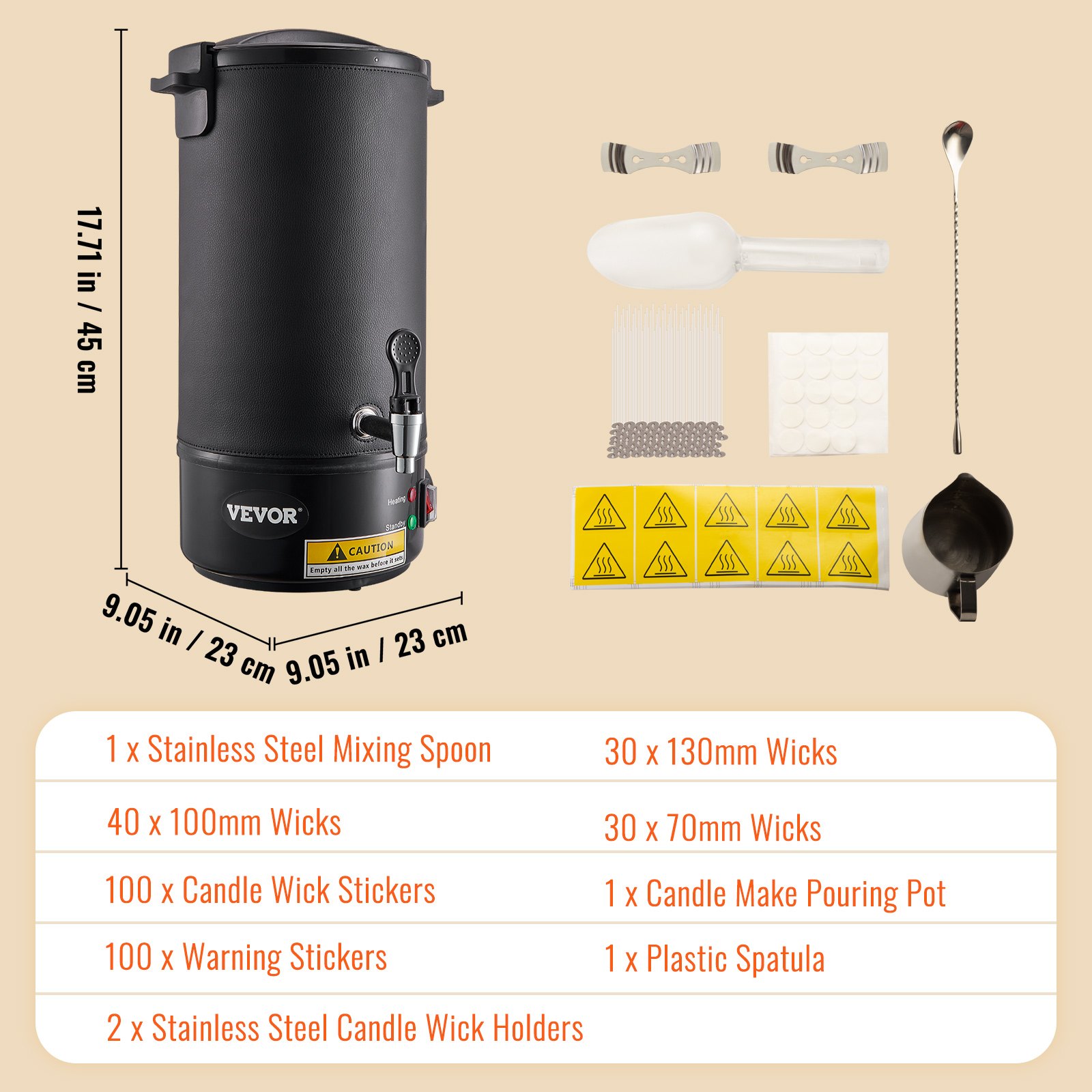 10 L Wax Melter For Candle Making, Extra Large Electric Wax