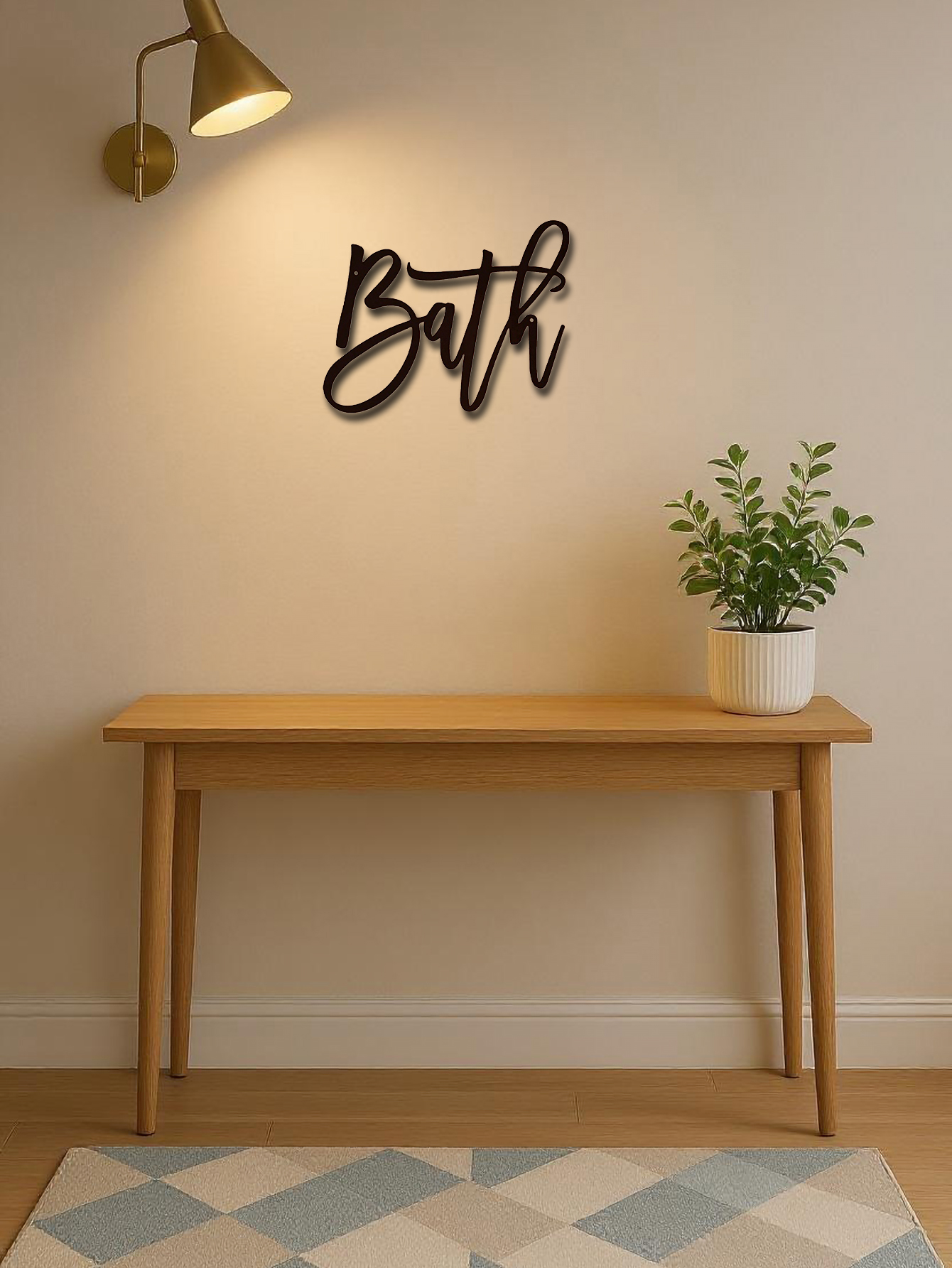 Metal Letter Pendant,Create A Stylish Focal Point For Wall Art,
