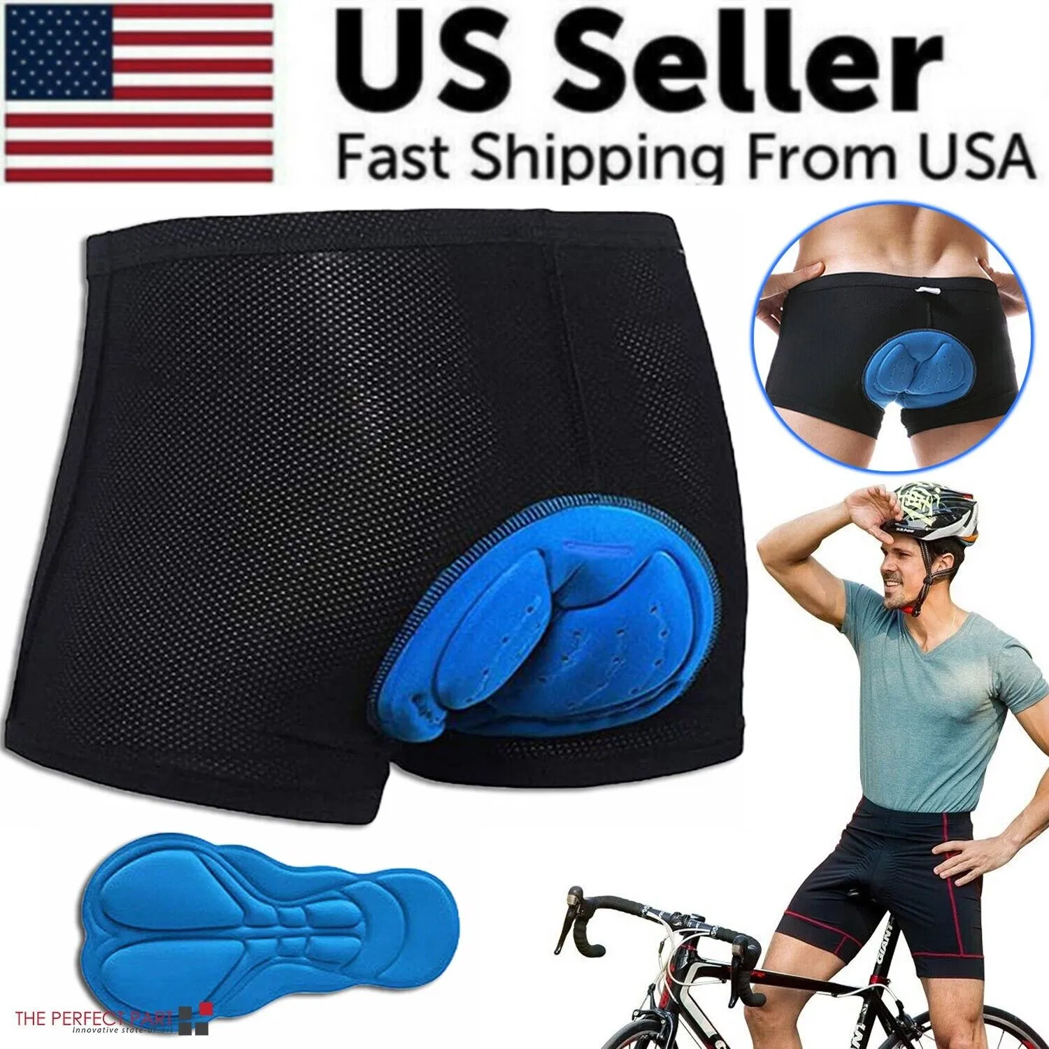 Men Women Cycling Shorts Bicycle Bike Underwear Pants With
