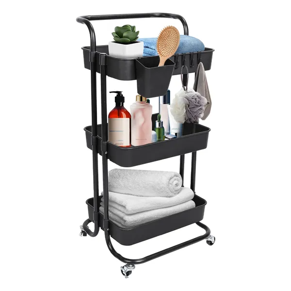 3-Tier Rolling Utility Cart