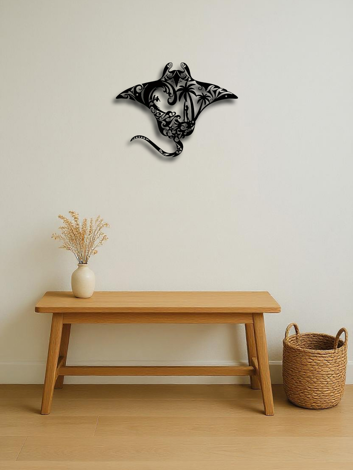 Coastal Metal Wall Art,Nautical Beach Decor For Living Room,