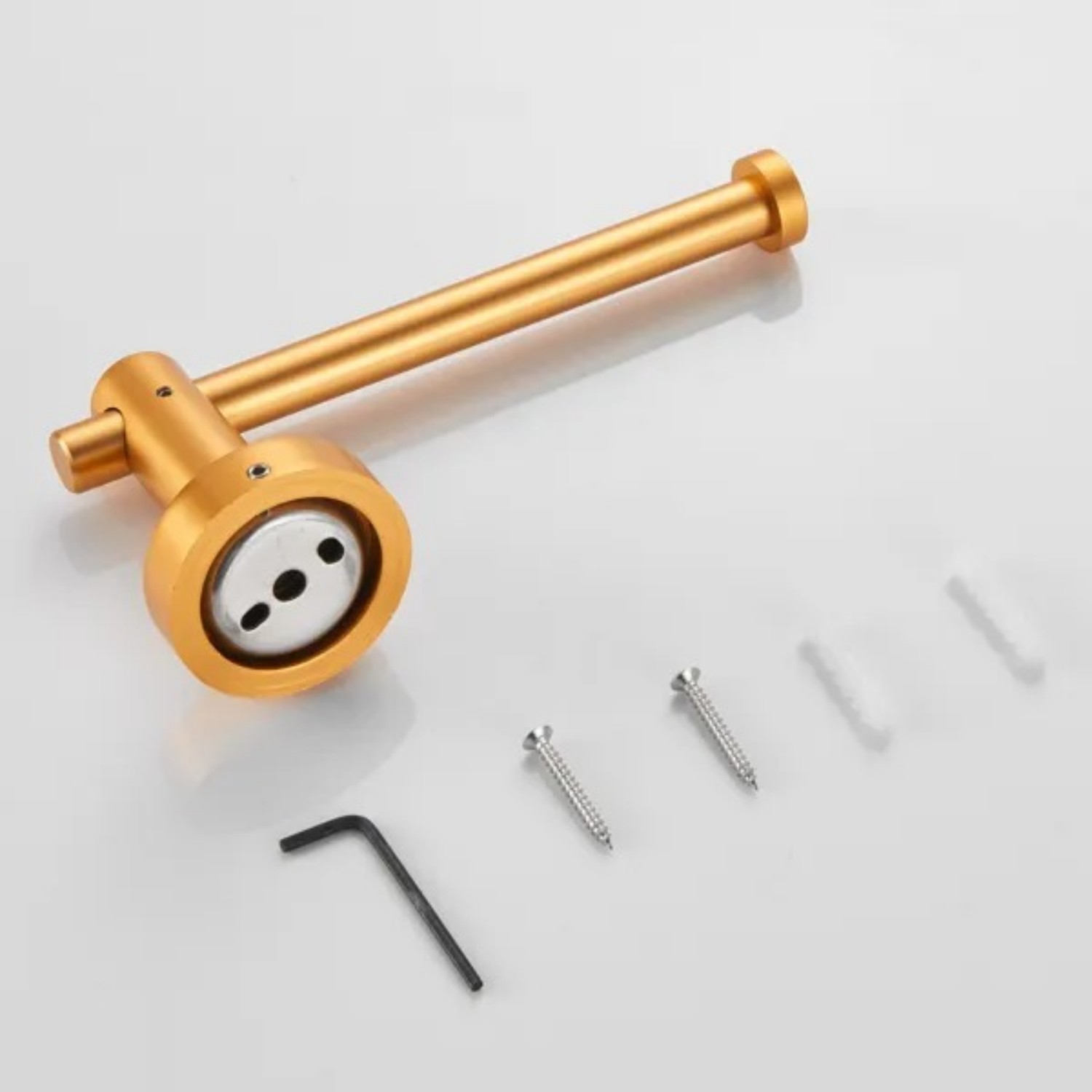 Bathroom Hardware Set Thicken Space Aluminum 3 Pcs Towel Bar