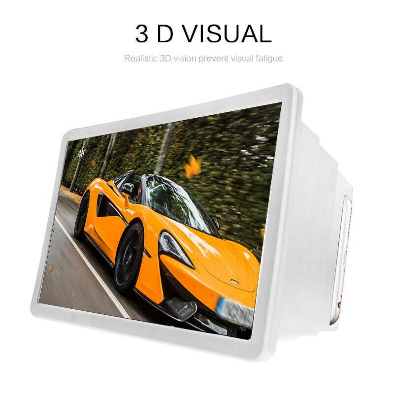 White Mobile Phone Screen Magnifier, Bringing A Wider Viewing
