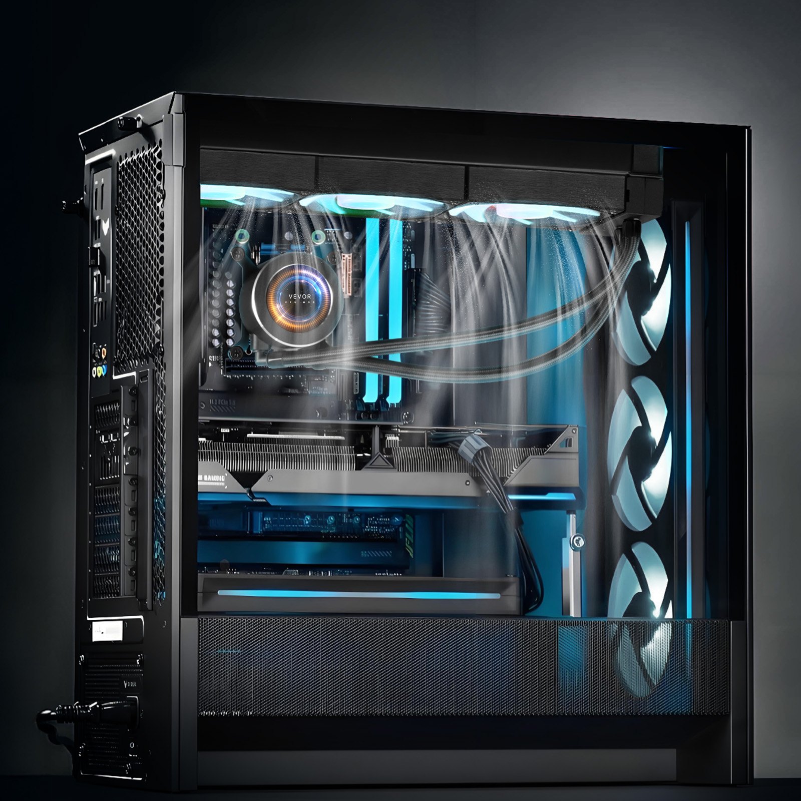 Cpu Liquid Cooler Aio Cpu Water Cooler With Argb Light & 3 Pwn