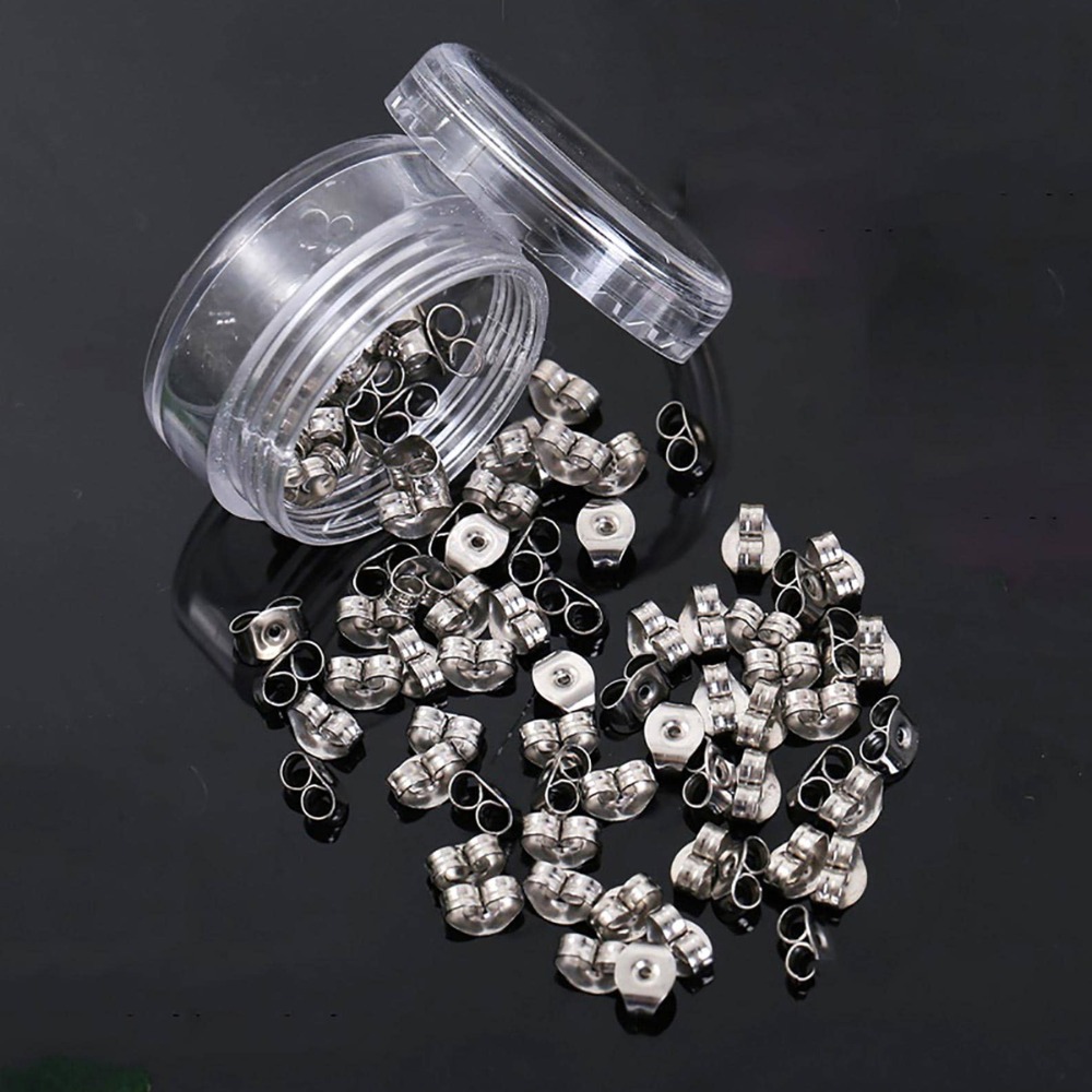 1 Box Of Cute Butterfly Shaped Stud Earrings With Non Slip