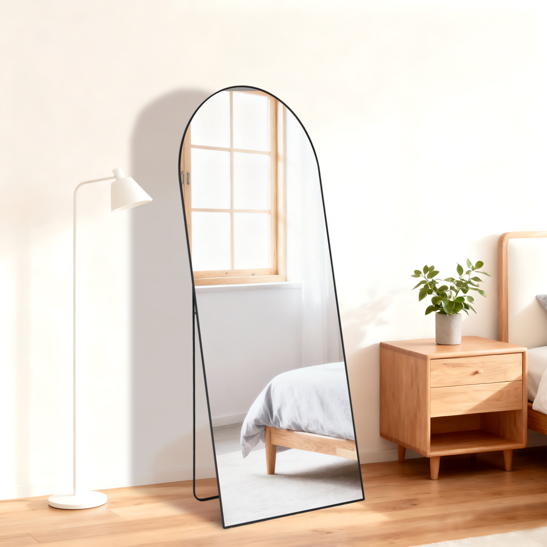 56 X15 Rectangle Full Length Mirror, Full Body Standing Mirror