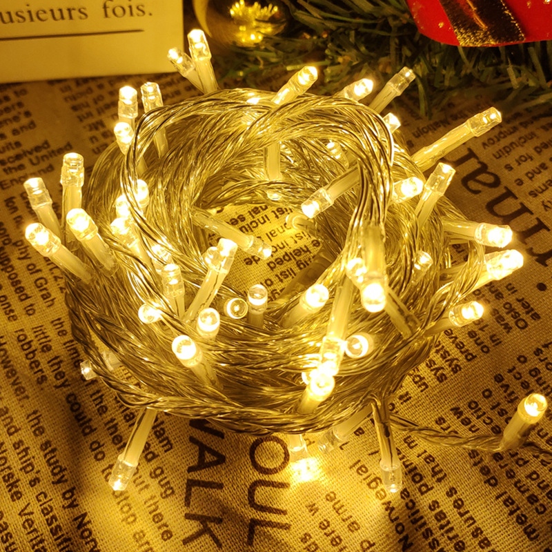 Warm White String Lights, Led Ice Bar Light 10m 400mm Curtain