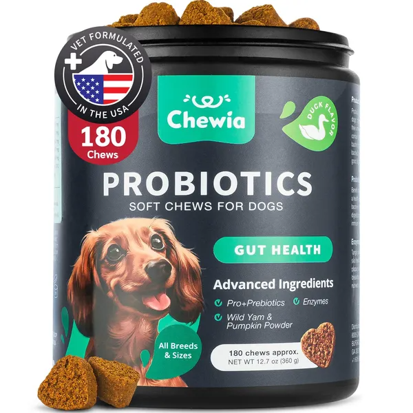 Probiotics For Dogs Gut Health Digestion Immunity Yeast Balance