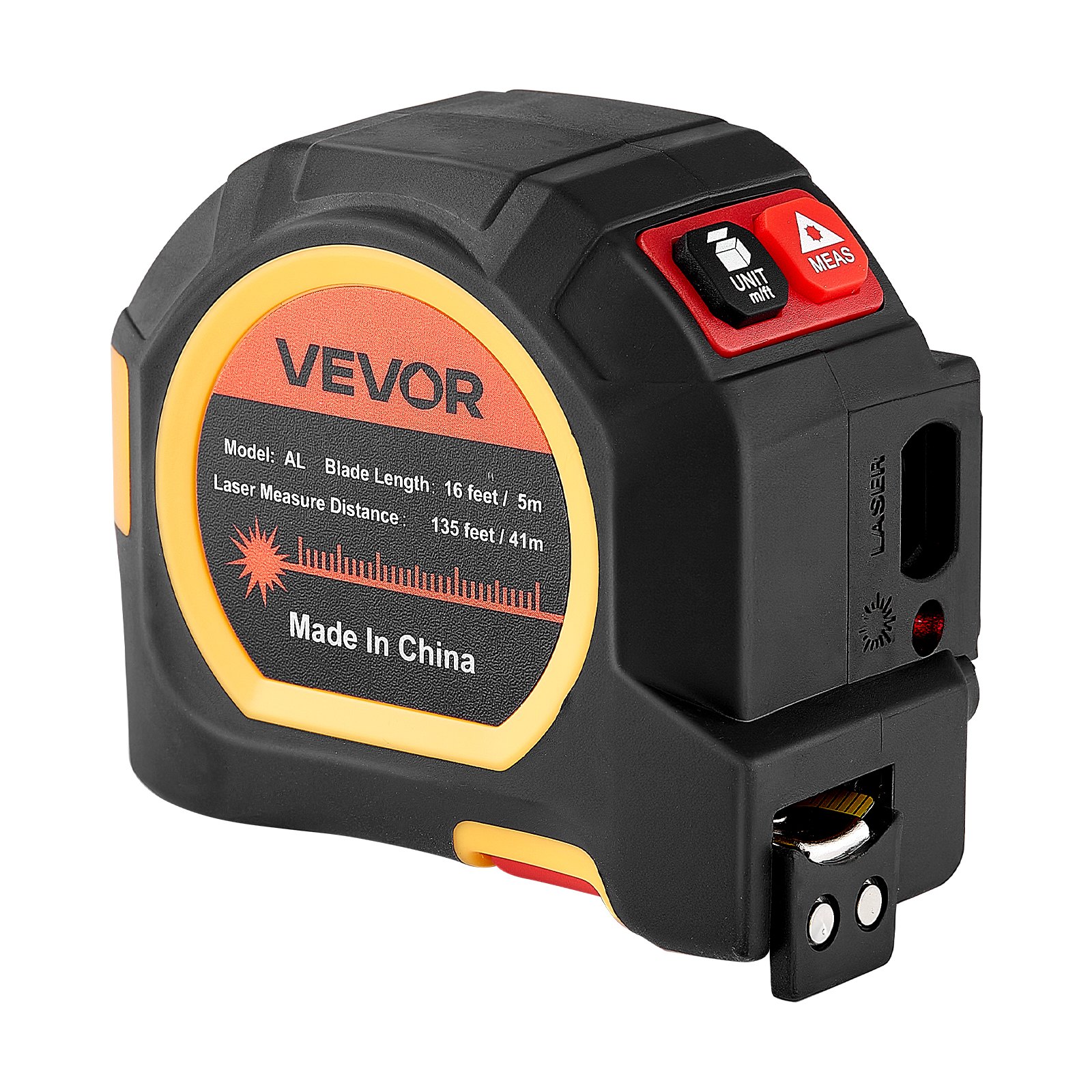 2in1 Laser Tape Measure 135ft Rechargeable Laser 16ft Magnetic