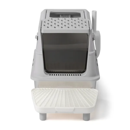 Stainless Steel Cat Litter Box, Covered Extra Large Cat Litter