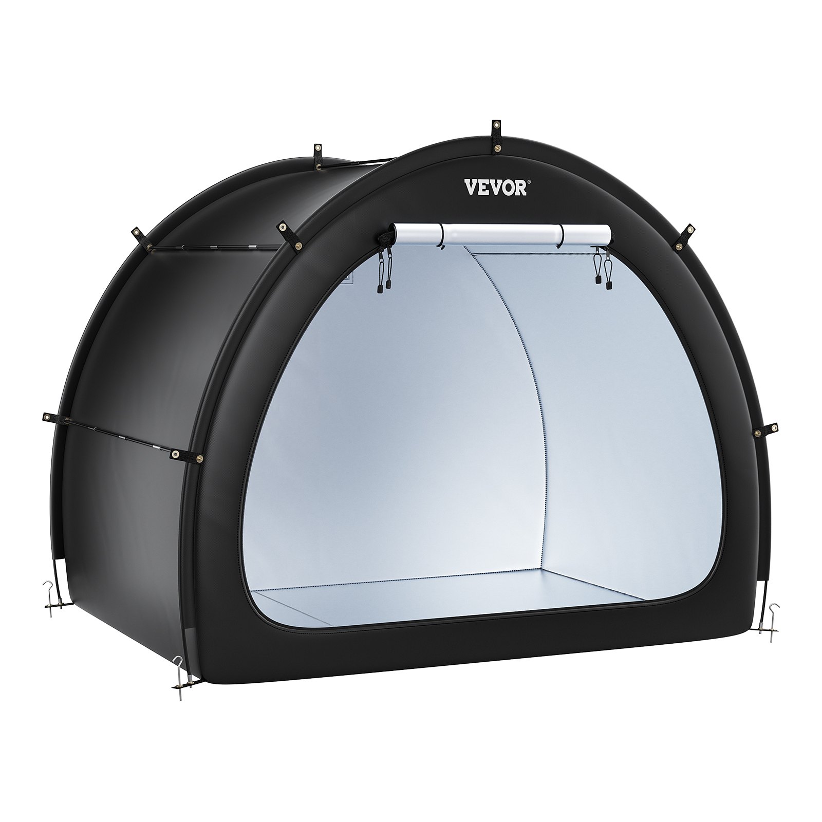 Outdoor Bike Storage Tent Fan Shaped Waterproof Bike Tent For 4
