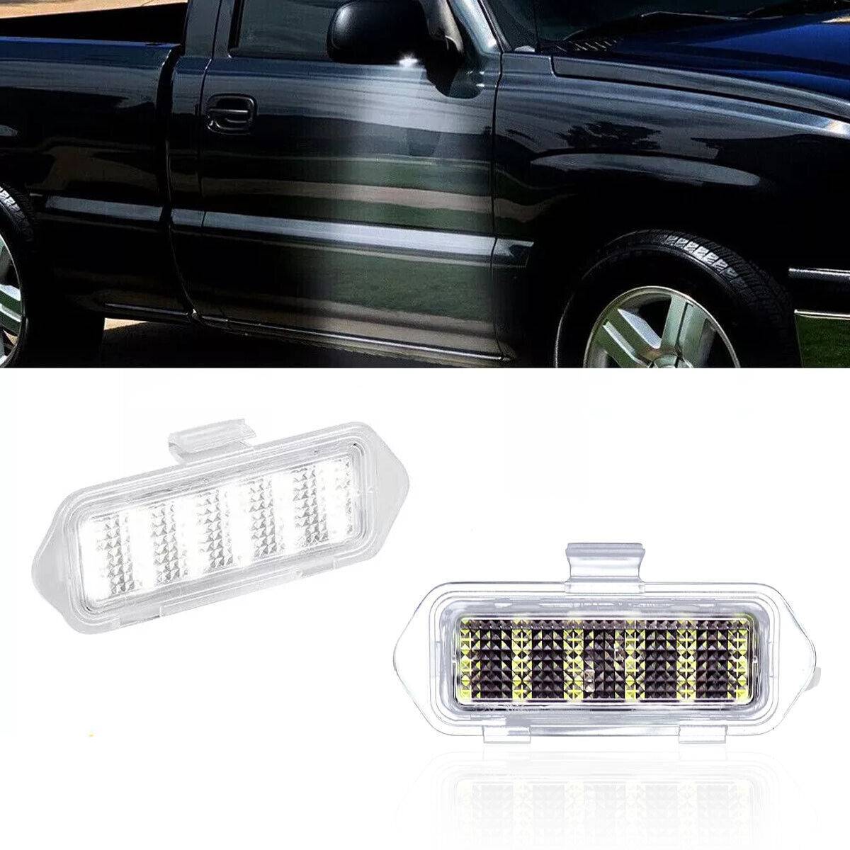 Led Side Mirror Puddle Lights For 03 06 Escalade Silverado