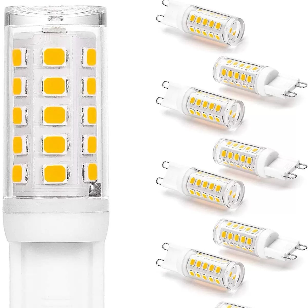 Dimmable Corn Light Bulb 120v, 3000k Warm White, Flicker Free,