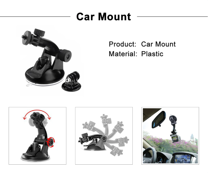 Accessories Kit Mount For Hero 11 10 9 8 7 6 Session Sjcam