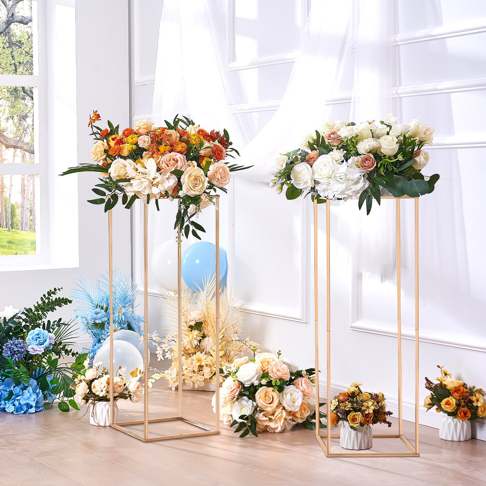 10pcs 31.5inch High Wedding Flower Stand, With Acrylic