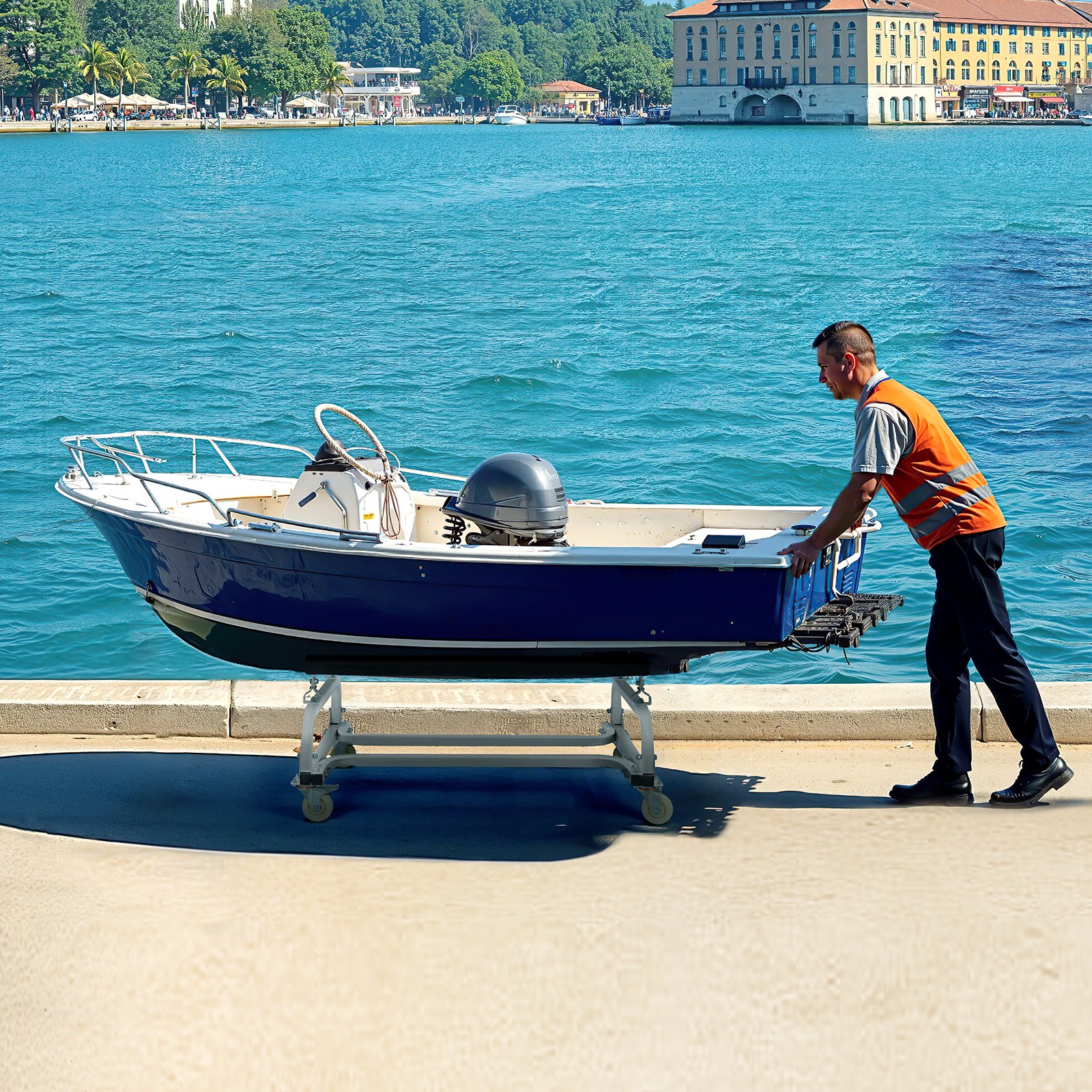 Watercraft Pwc Dolly Boat Load Capacity Jet Ski Stand Storage