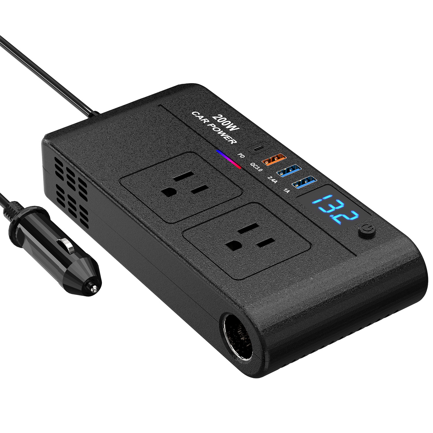 200w 12v Car Inverter Dc12v To Ac110v Vehicle Power Converter