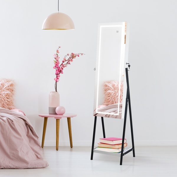 Full Mirror Finished Floor Standing 3 Color Led Light Strip