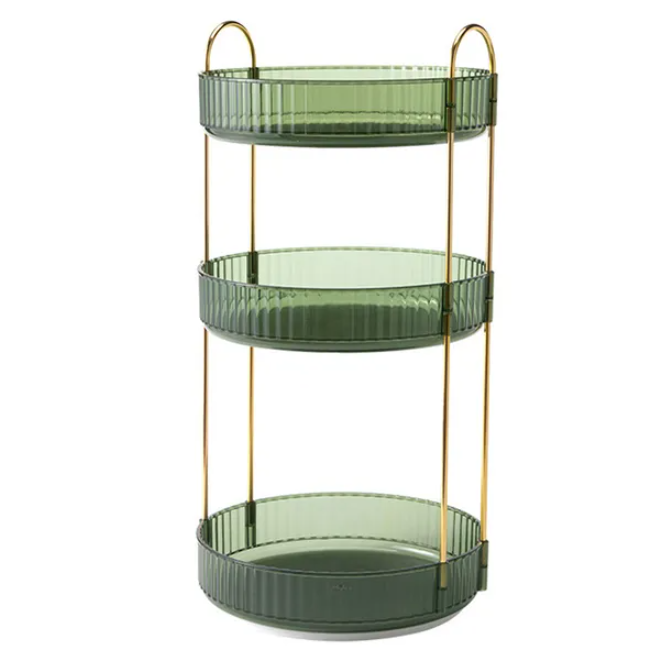 3 Layer Rotating Makeup Organizer