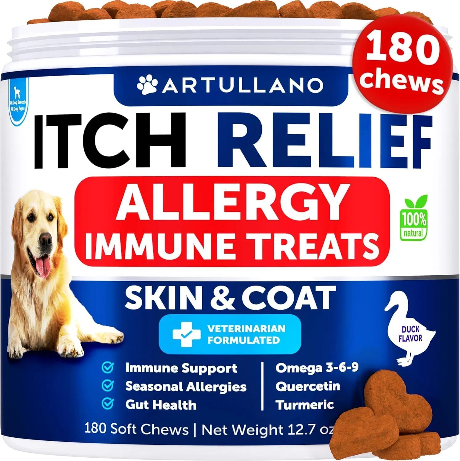 Do Not Sell On Amazon Dog Allergy Relief Chews Itching Skin