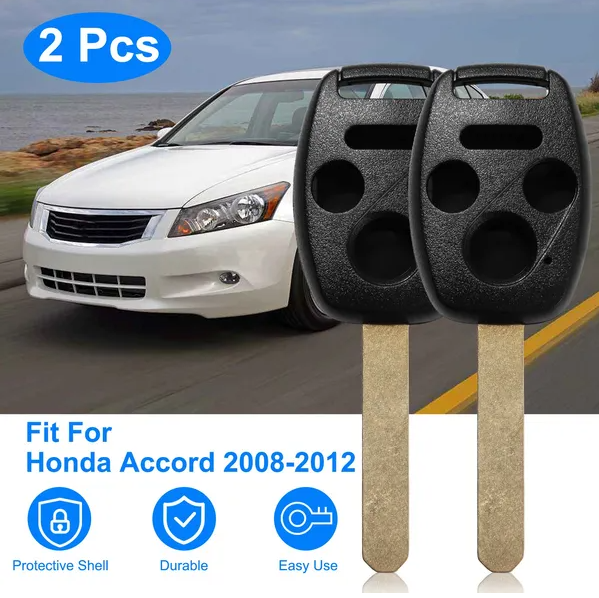 2pcs Keyless Entry Remote Shell Case Fit For Accord 2008 2012