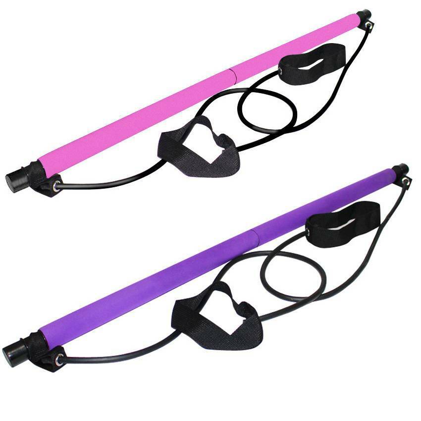 Pilates Stick Home Fitness Exercise For Women Foot Pedal