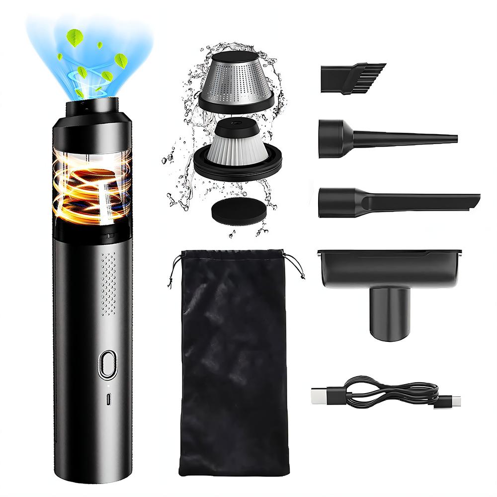Brushless Car Vacuum Cleaner, 15000pa, Cordless, 2 Speeds, Type