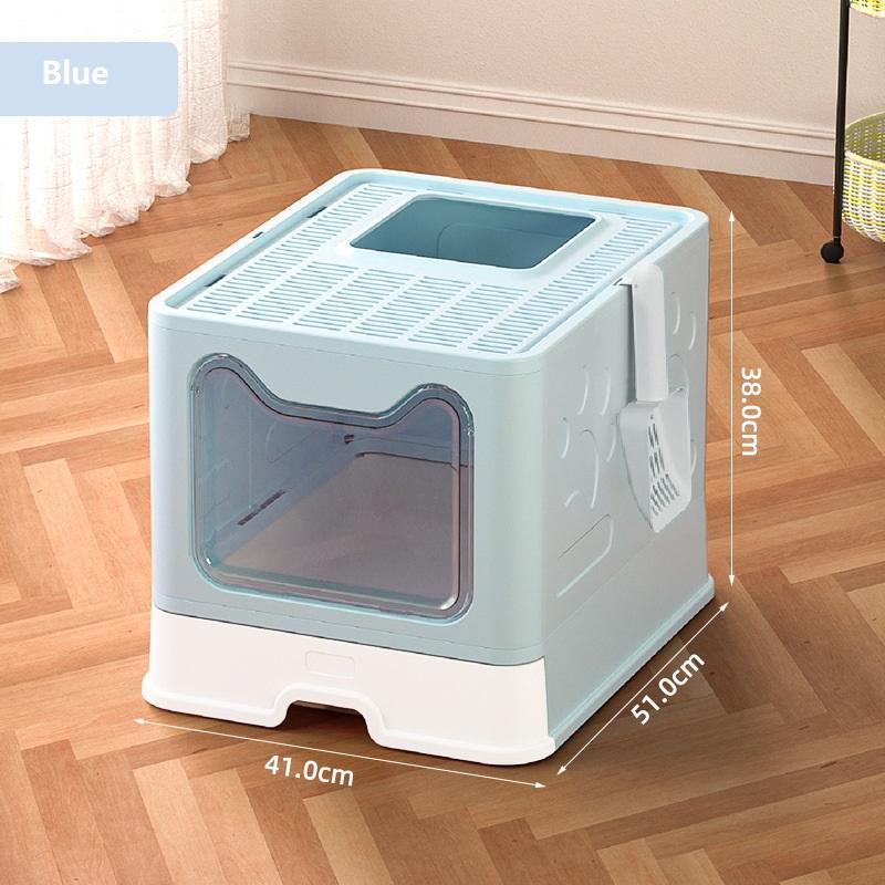 Cat Litter Box Front Entry Enclosed Extra Large Litter Box With