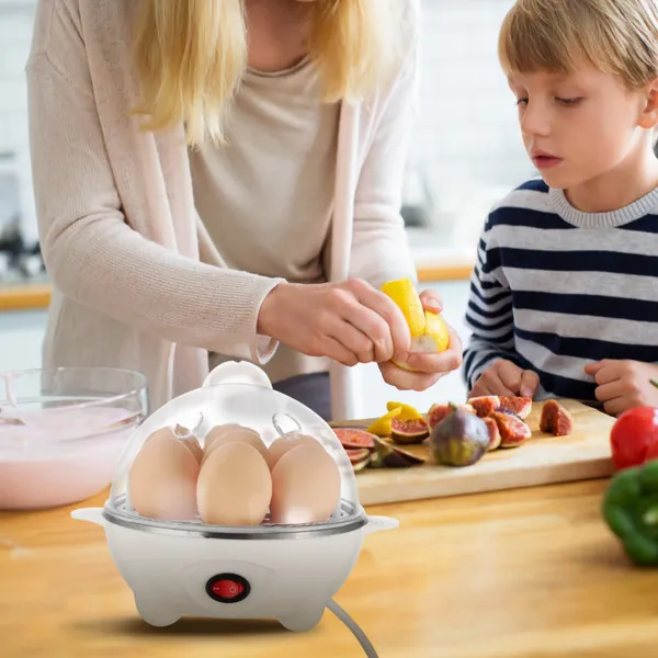 Electric Egg Cooker 7 Capacity Bpa Free Hard Boiled Egg Maker W