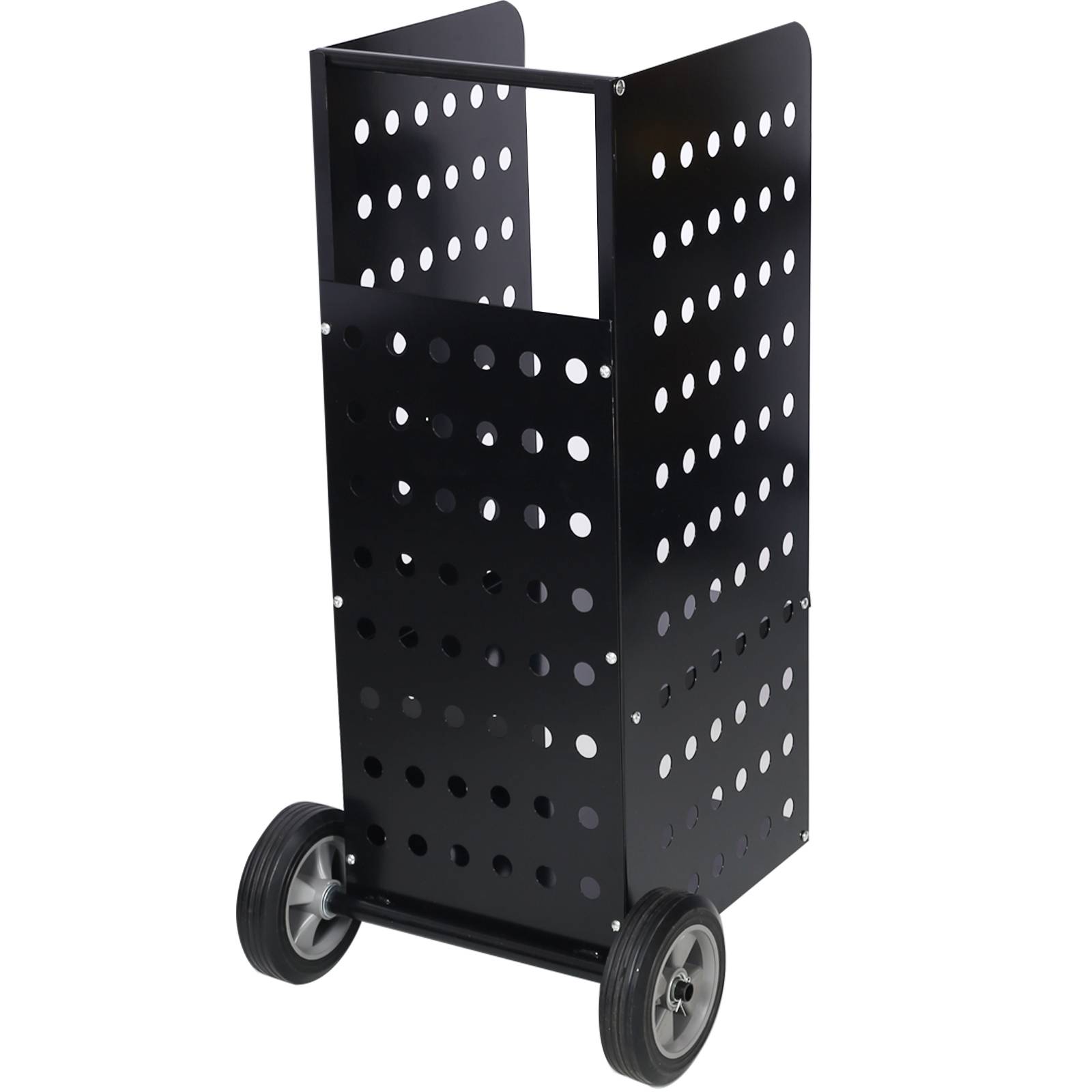 Firewood Cart Fireplace Log Rolling Cart Wood Rack Outdoor