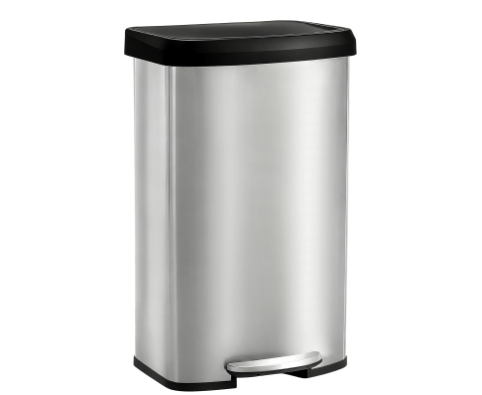 21 Gallon 80 Liter Kitchen Trash Can With Lid, Stainless Steel