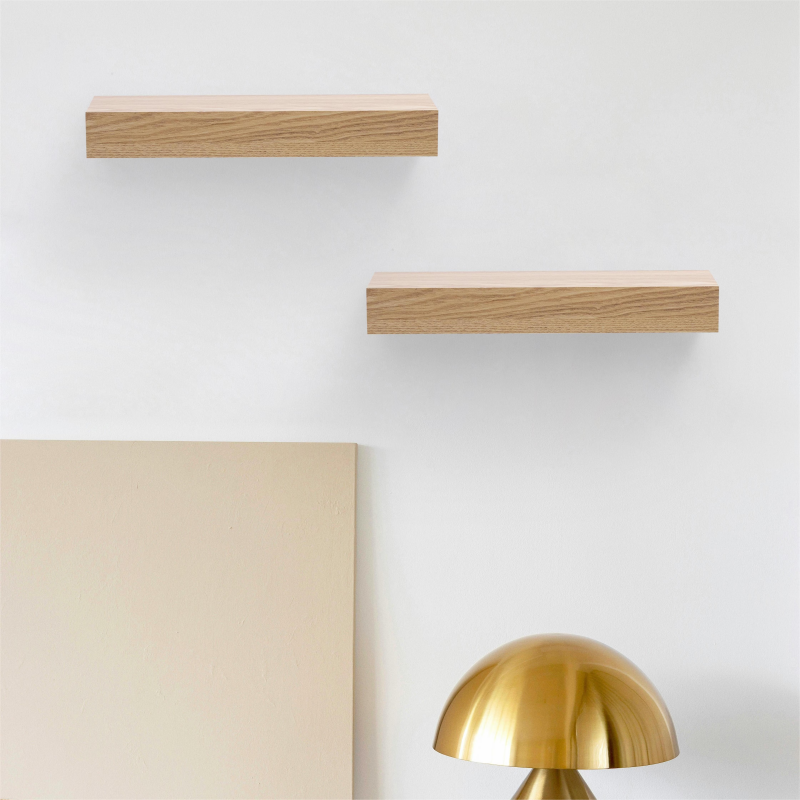 Floating Shelves 11.8 Wall Mounted Wood Shelves For Bathroom,