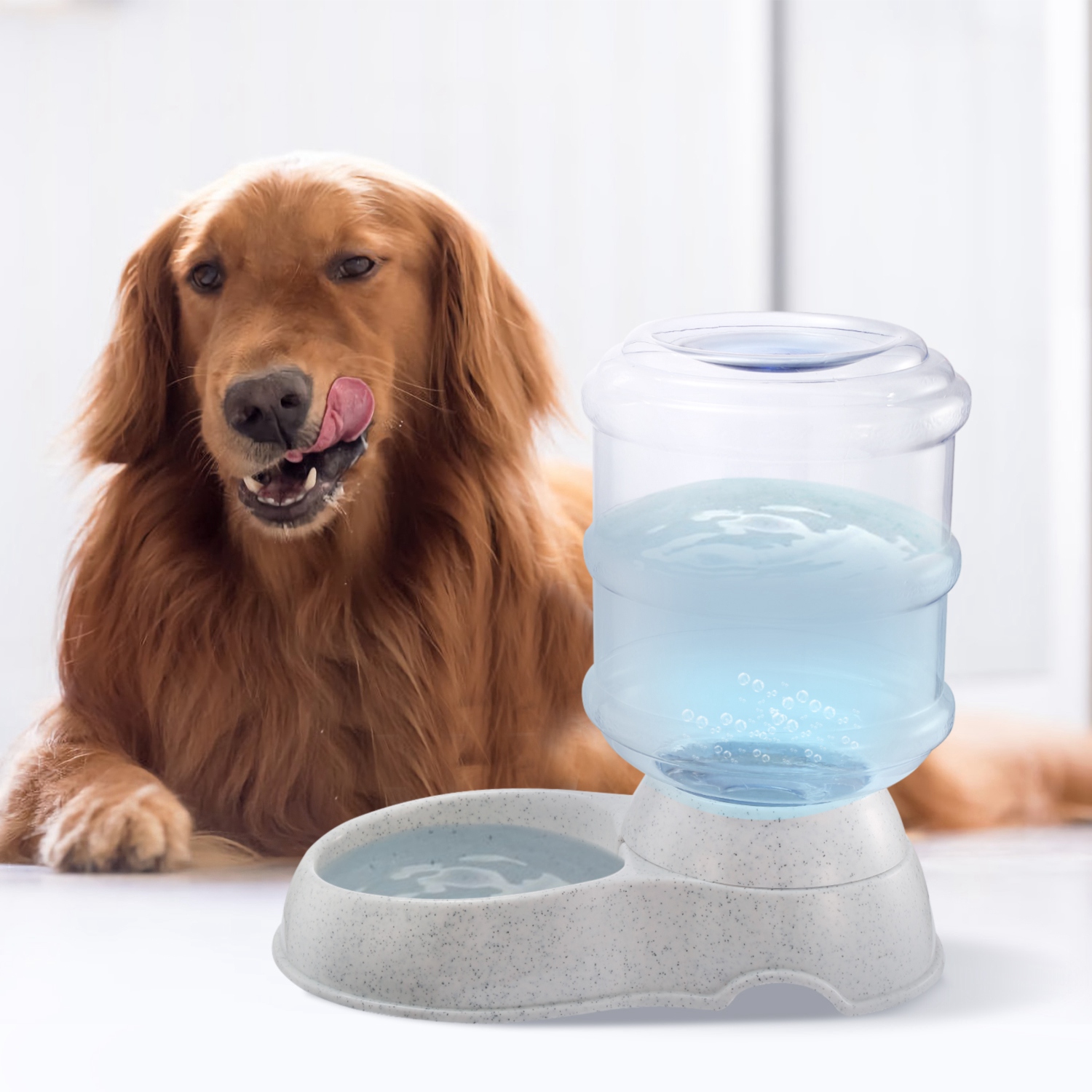 3.5l 1gal Pet Water Dispenser Self Dispensing Gravity Pets