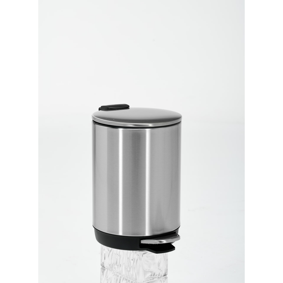 3l B, Stainless Steel Kitchen Trash Can, 3l, Black