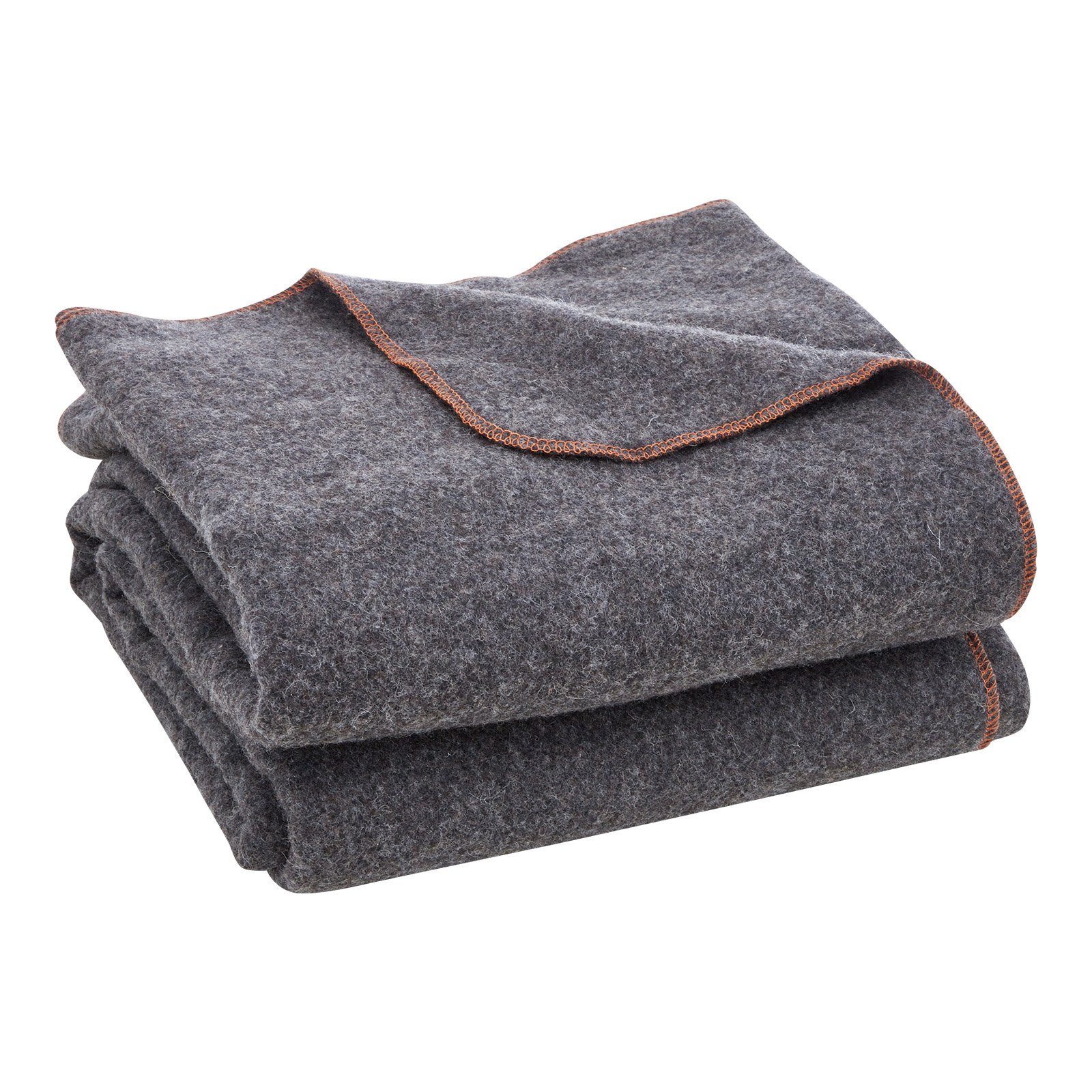 Wool Camping Blanket 64x 88 Warm For Camping Hiking Travel