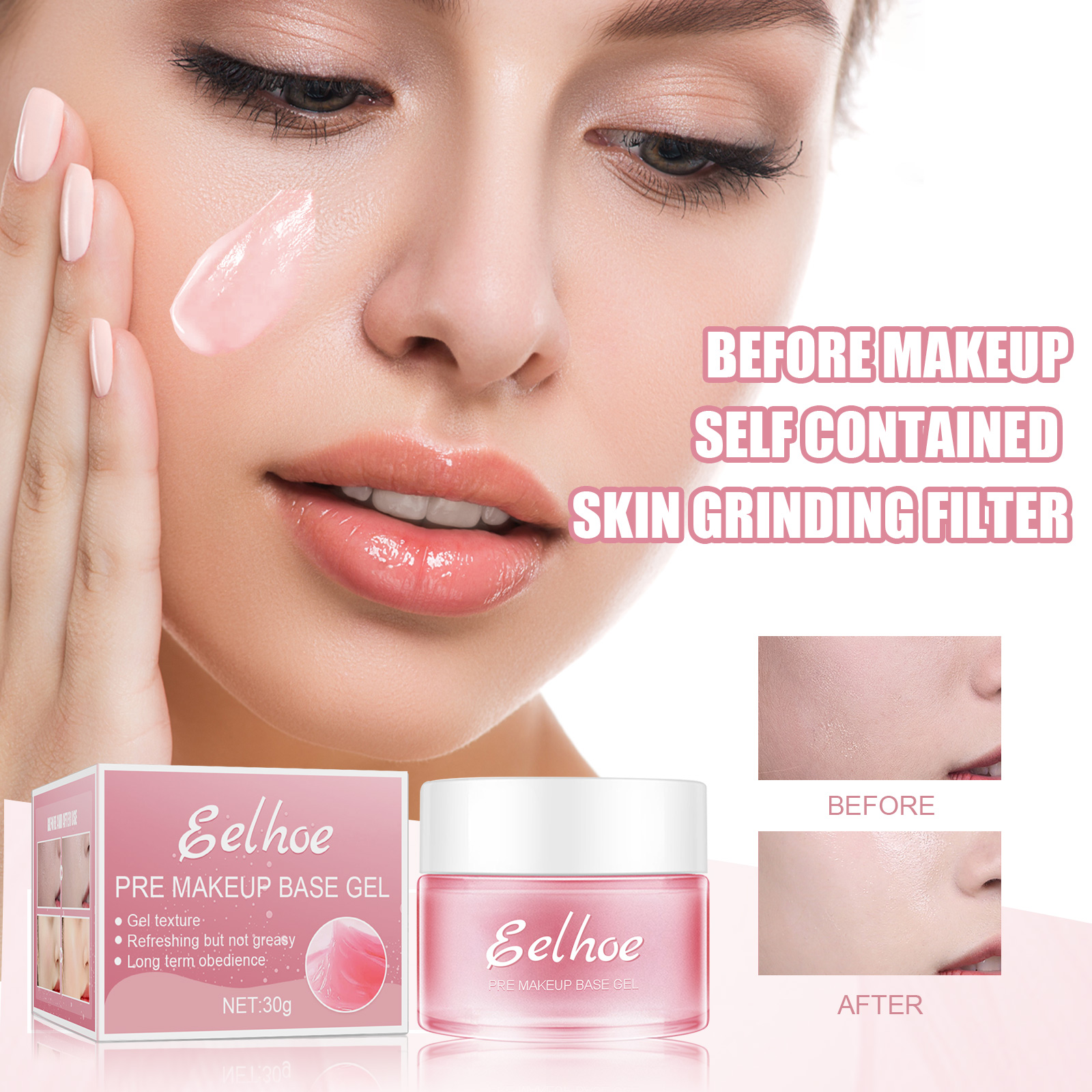 Eelhoe Makeup Base Gel Makeup Moisturizer Firming Skin