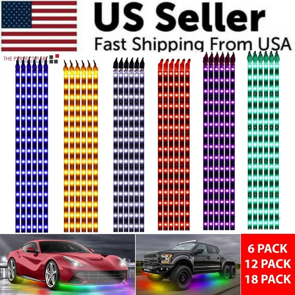 Lot Waterproof 12 Dc 12v Motor Led Strip Underbody Light For