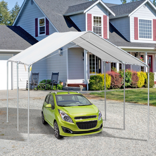 Outsunny 10x20 Carport Heavy Duty Galvanized Car Canopy With