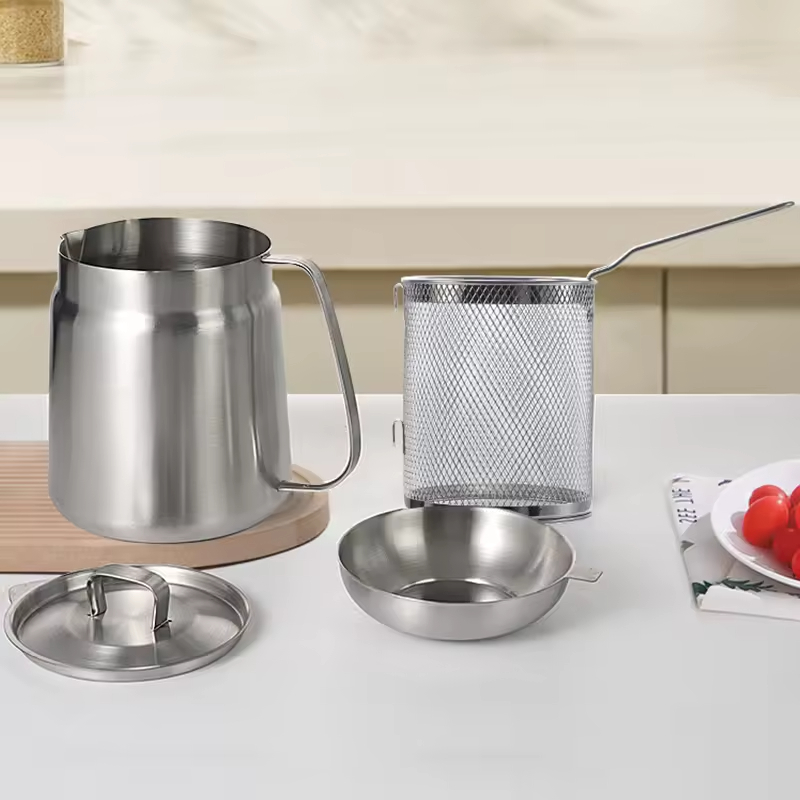 Thickened 304 Stainless Steel Food Grade Oil Dispenser, 3.5